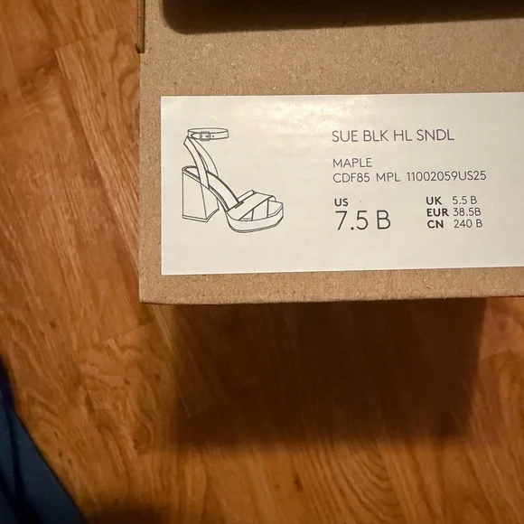 Coach Women's Rich Brown Suede Platform Heels